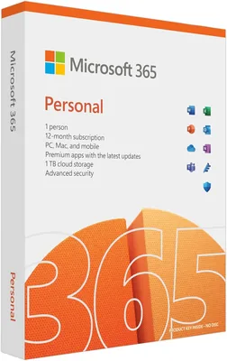 Microsoft M365 Personal English 1 Year Sub Medialess P8 Best Deal