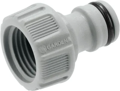 Gardena Växlingskuppling 21 mm (G 1/2 inch): Adaptare för anslutning av vattenflex, Anti-Spridtechnik, Frostsäkert, Ursprungsland