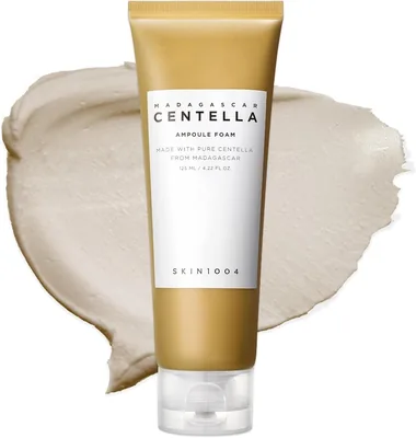 SKIN1004 Madagascar Centella Ampoule Foam, Korean Face Cleanser & Makeup Remover with Centella Asiat