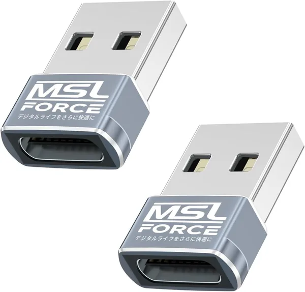 Trusted Japanese Company MSL FORCE Type-C USB Conversion Adapter Ultra-Compact Conversion Connector Rapid Charging High-Speed Data Transfer UC0112