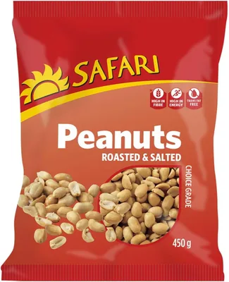 Safari Roasted Salted Peanuts 450g Best Deal