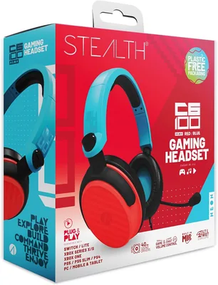 STEALTH C6-100 Gaming Headset Blue & Red Best Deal