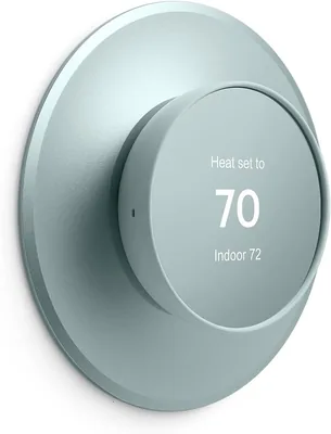 POPMAX Metal Wall Plate Cover for Nest Thermostat Kit (Fog)