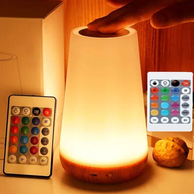 LED Night Light, Dimmable Bedside Lamp