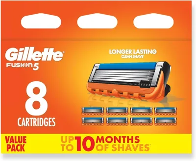 Gillette Fusion Manual Razor Blades - 8 Count