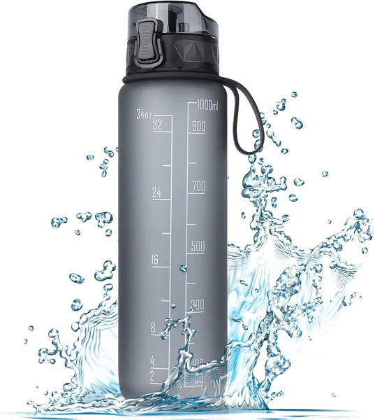 FULDENT Sports Water Bottle 1L Leakproof Design