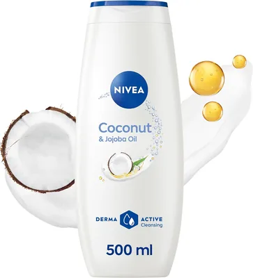 NIVEA Coconut Shower Cream Body Wash, 500ml