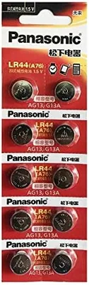 Panasonic LR44 Alkaline Batteries 10 Pack - Best Deal