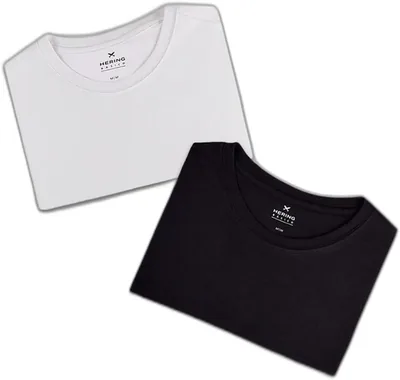 Kit com 2 Camisetas Básicas Hering Femininas