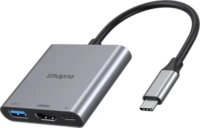 USB C to HDMI Adapter 3 In 1 - 4K Support