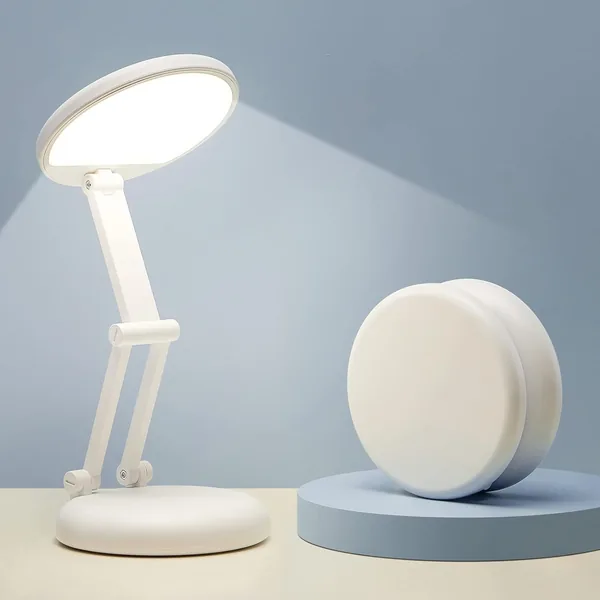 One Fire Table Lamp, Wireless, LED Battery Lamp, Desk Lamp, Foldable & Portable, 9 Brightness Levels