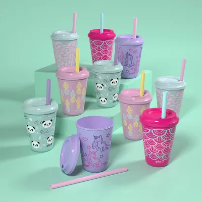 Ello Kids 16oz Color-Changing Tumblers x10 (Assorted) Best Deal