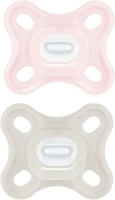 Doudou MAM Confort, 0-2 mois, Rose/Beige, Pack de 2 - Meilleur Prix