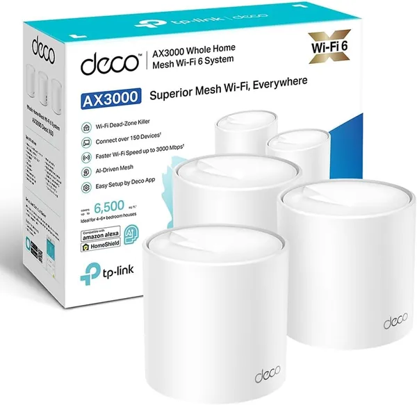 TP-Link Deco X50 WiFi 6 AI Mesh System