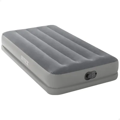 Intex 64112 Säng Med Pompa Fastfill USB, Grå, 99x191x25 cm - 22% Off