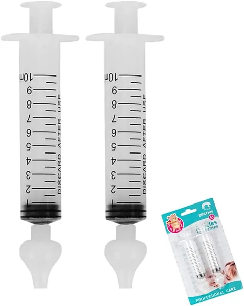 2 Pcs Baby Nasal Aspirator