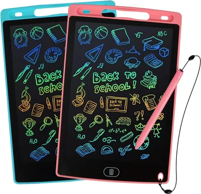 Tablette de dessin pour enfants, 2 pièces, 8.5 pouces, Magic Slate LCD, jouet éducatif pour 3-10 ans