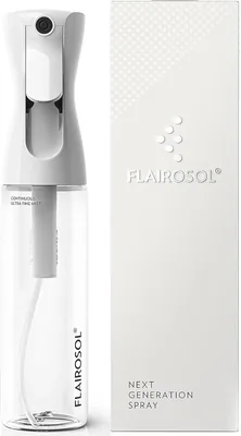 Flairosol Nouvelle Génération 1ml Spray Précis pour Cheveux - Démêlant 300ml Brume Ultra Fine (Lacon Transparent)
