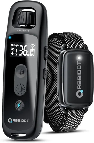 ABBIDOT 3300 Ft Dog Training Collar with Remote - [New Version] Shock Collar, 5 Training Modes, 88 Levels e Collar