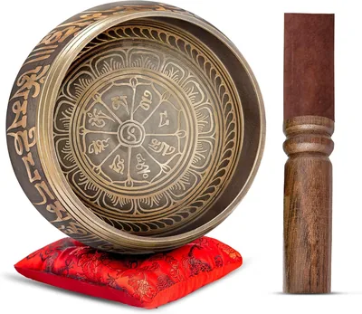 Tibetan Singing Bowl Set 37% Off - Handmade Nepal Sound Bowl