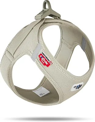 Curli Clasp Air-Mesh Harness Vest, Light Tan, 3XS - Best Deal