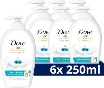 Dove Care & Protect Handzeep voor Verzorgde en Soepele Handen na Wassen (6 x 250 ml) Best Deal