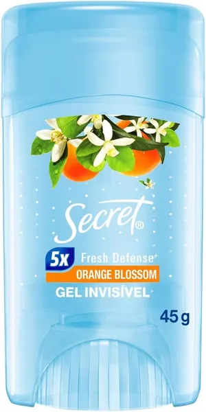 Desodorante Antitranspirante Secret Invisible Orange Blossom 45g - 26% de Desconto