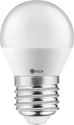 G-TECH B45 Lámpara LED Esférica, Base E27, Equivalente a 3 W (igual que 25 W), 255 Lumens, Luz Blanca Cálida 3000K, Ángulo de 160°, Ahorro Energético - Mejor Oferta