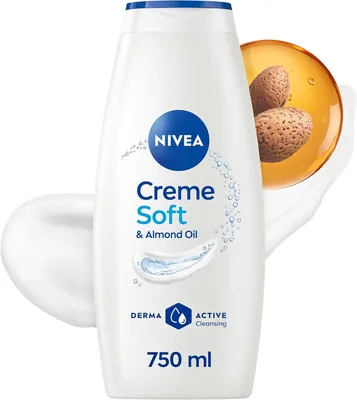 NIVEA Creme Soft Shower Cream Body Wash Almond Oil 750ml | 44% Off
