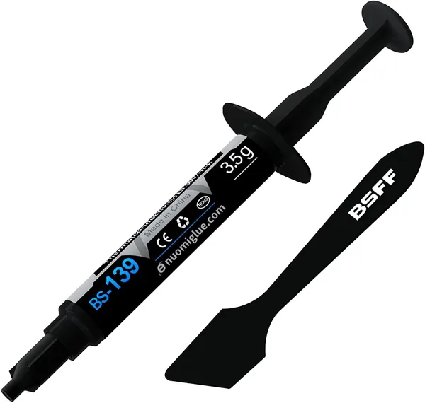 BSFF Thermal Paste 3.5g with Toolkit CPU Paste Thermal Compound Heatsink for IC/Processor/CPU/All Coolers, Carbon Based High Performance