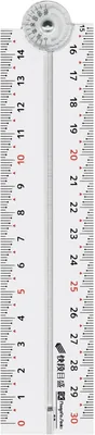 SK Folding Ruler 30cm OTJ-30KD Clear