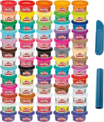 Play-Doh Super Pack: 65 latas de masa moldeable con colores clásicos y brillantes - 16% Off