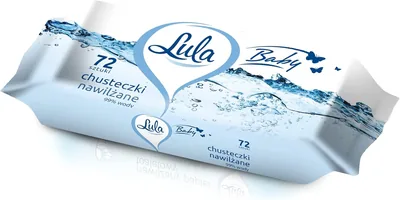 Lula Baby Chusteczki nawilżane 99% wody, 72 szt. | Najlepsza oferta