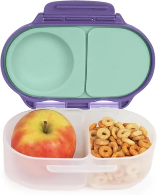 B.Box Caja de Comidas para Niños con Compartimentos | Mini Caja Bento para Niños con 2 Compartimentos Airtight