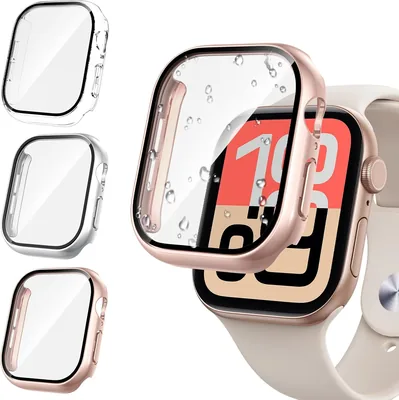 3 x Apple Watch SE Screen Protector Case - 44mm