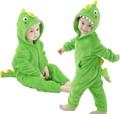 LOLANTA Dinosaur Onesie 2-3T Dark Green