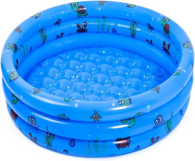 Hightoy Paddling Pool 51 Inch Round Inflatable Kids Blue Best Deal
