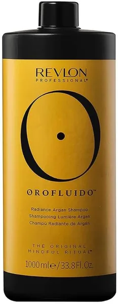Shampooing Orofluido Original Revlon Professional avec Huile d'Argan Bio (240 ml) - Soin Capillaire pour Cheveux Secs et Abîmés - 17% de Réduction