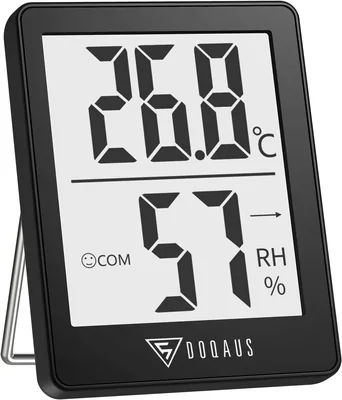 DOQAUS Hygrometer Thermometer Indoor Mini Thermo-Hygrometer 25% Off