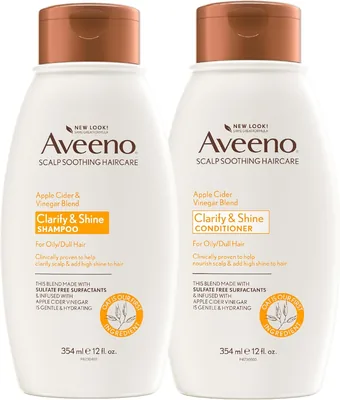 Aveeno Apple Cider Vinegar Shampoo + Conditioner - SGD 31.50
