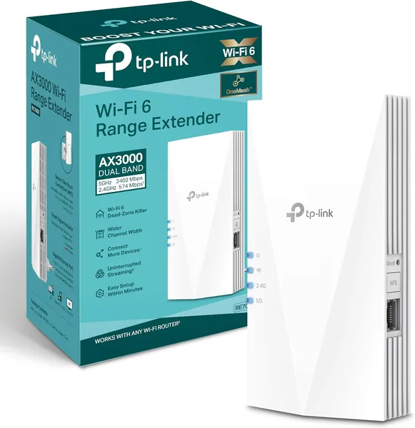 TP-Link RE700X WiFi 6 WiFi Amplifier Repeater AX3000