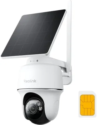 Reolink 5MP 4G LTE Solar Security Camera Go PT Plus