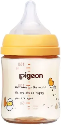 Pigeon Bird Breast Milk Bottle 5.6 fl oz (160 ml) for 0 Months+