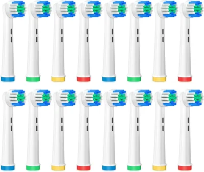 AnjoCare Oral B Växling av Borstehuvud 16-paket - Kompatibel med Oral B Pro10