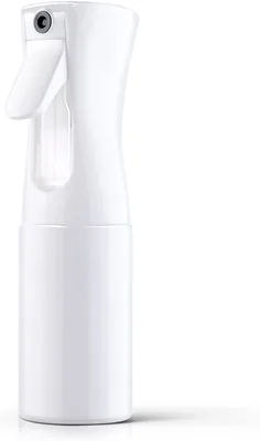 Bouteille de spray pour cheveux réutilisable URAQT - Bouteille de coiffure pour coiffeurs, plantes, fleurs (200ml, Noir) - Meilleur Prix