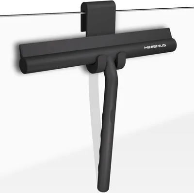 Squeegia per Doccia Minimalista - Pulitrice Vetri e Porte in Silicone - Per Vetri di Doccia, Bagno e Specchi