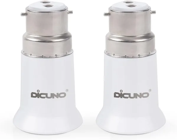 DiCUNO B22 to E27 Socket Converter, Socket Adapter