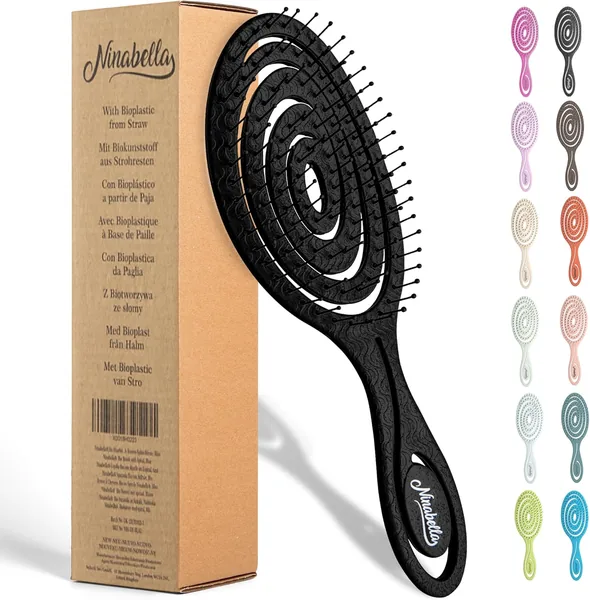 Ninabella Hair Brush without Pulling - Brush for Men and Women