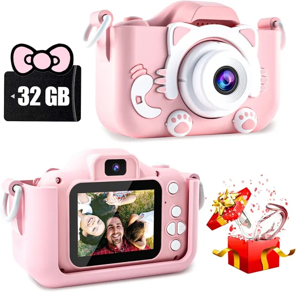 CIMELR Kids Camera Toys for 3-12 Year Old Boys/Girls