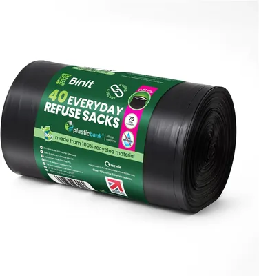 BIN IT 40 Refuse Sack 70L 15% Off